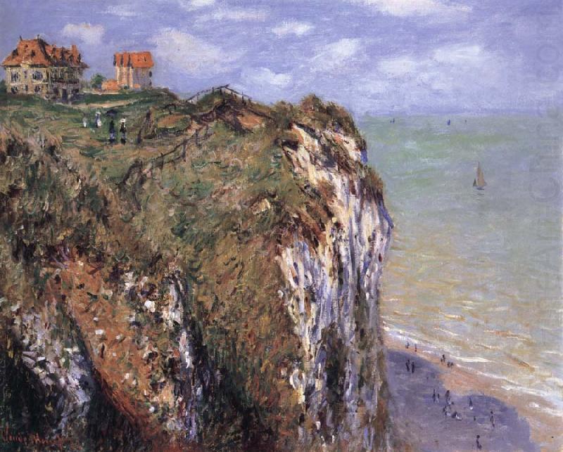 The Cliff at Dieppe, Claude Monet